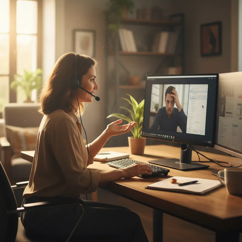support informatique à distance — télétravail